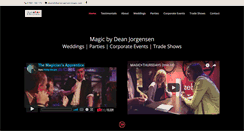 Desktop Screenshot of deanjorgensenmagic.com